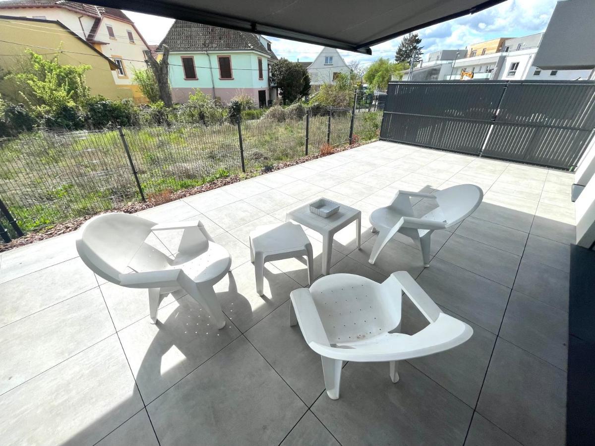 Magnifique 2 Pieces, Tout Equipe, Terrasse Privee Colmar Exteriör bild